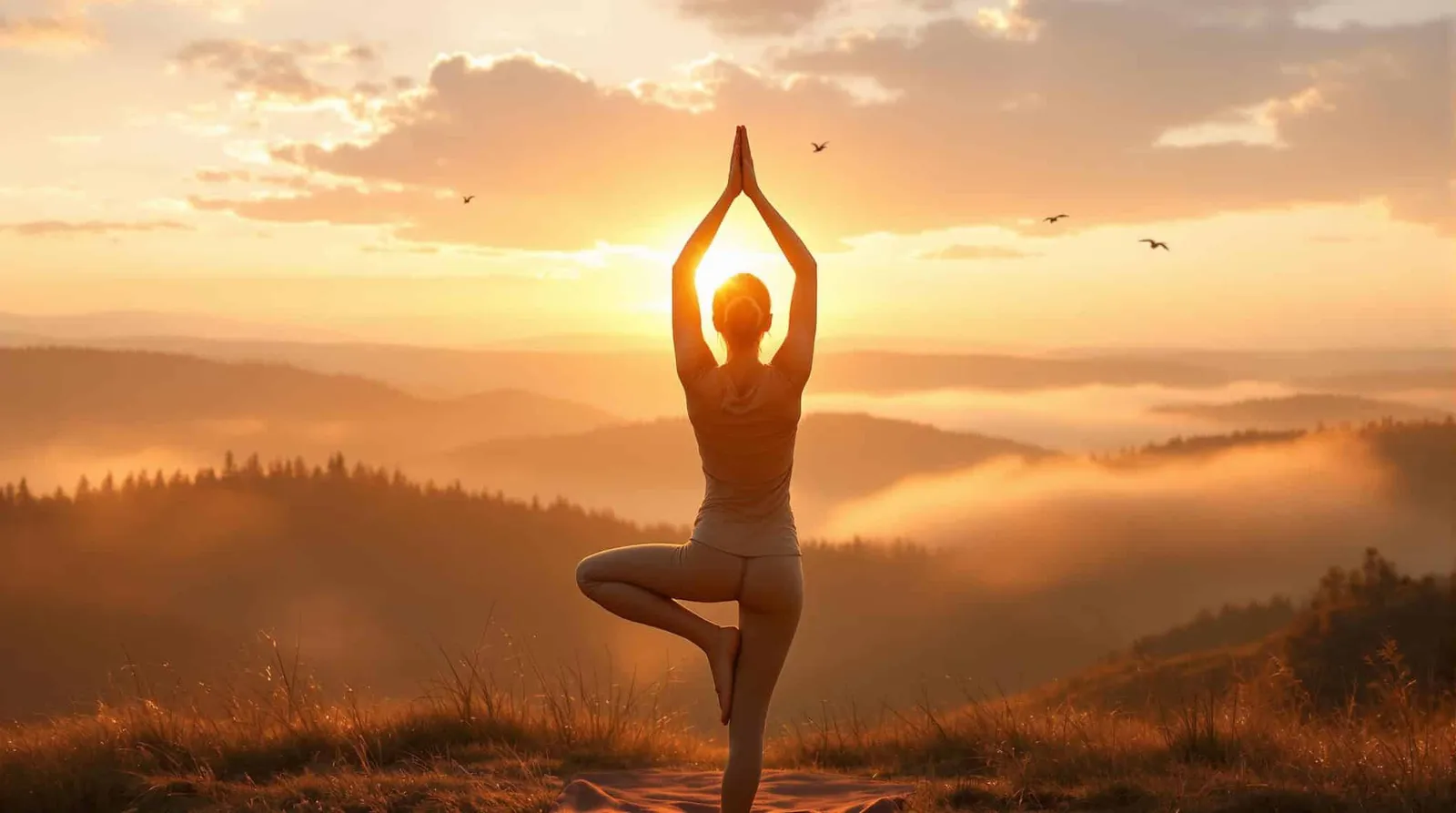 Salutation au soleil : allier spiritualité et bienfaits physiques du yoga